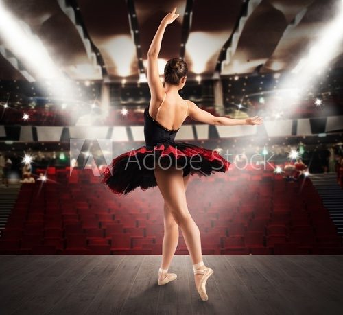 Fototapeta Classical dancer at the theater