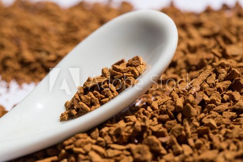 Fototapeta close-up images of  instant coffee 