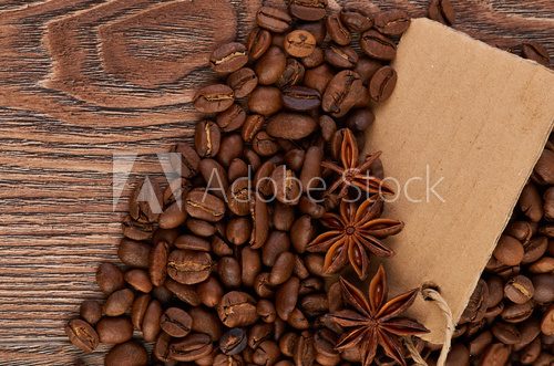 Fototapeta coffee bans and blank