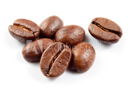 Fototapeta Coffee beans isolated