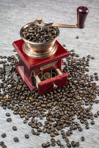 Fototapeta Coffee ginger and coffee beans