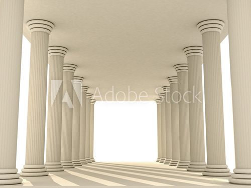 Fototapeta columns
