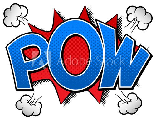 Fototapeta Comic Effekt pow