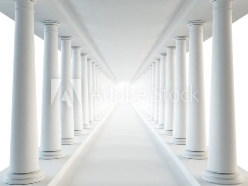 Fototapeta Corridor and columns