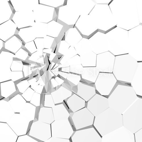 Fototapeta Cracked background. Vector illustration.