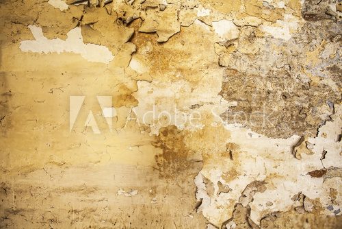 Fototapeta Cracked concrete vintage wall