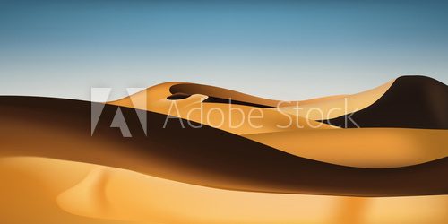 Fototapeta DÃ©sert de sable - Sahara