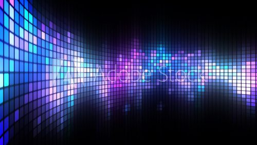 Fototapeta Dance Lights Wall Background