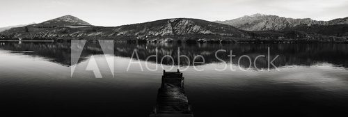 Fototapeta Dock On Lake