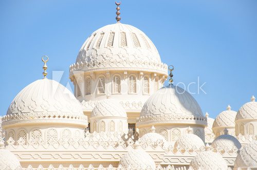 Fototapeta Domes on Roof of El Mina Masjid Mosque, Hurghada, Egypt