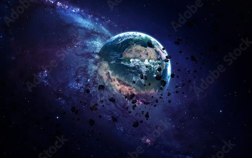Fototapeta Earth - High resolution 3D images presents planets of the solar system. This image elements furnished by NASA.