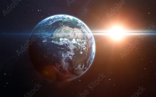 Fototapeta Earth - High resolution 3D images presents planets of the solar system. This image elements furnished by NASA.