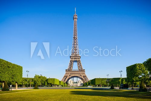 Fototapeta Eiffel tower in the morning, Paris