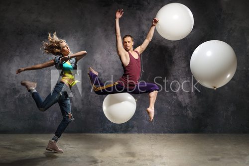 Fototapeta Energetyczna para taneczna