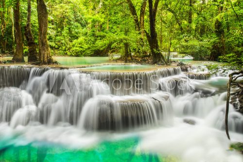 Fototapeta Erawan Waterfall in Kanchanaburi Province