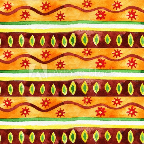Fototapeta ethnic seamless pattern