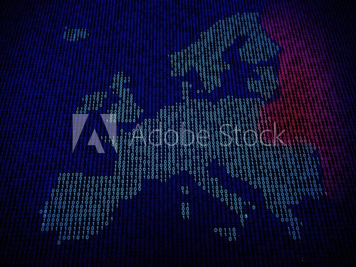 Fototapeta EU hacking hazard