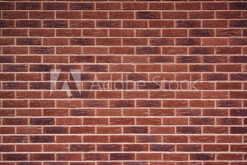 Fototapeta Exposed red vintage brick wall texture