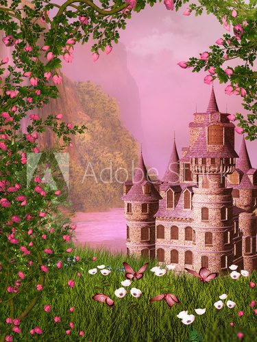 Fototapeta fairy tale castle