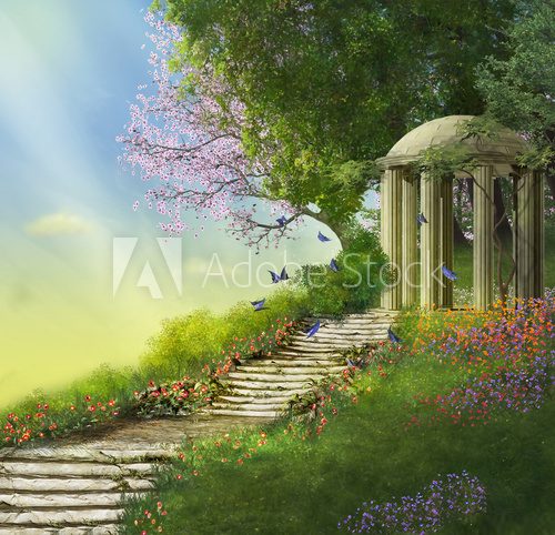 Fototapeta Fantasy gazebo