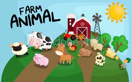 Fototapeta farm animal