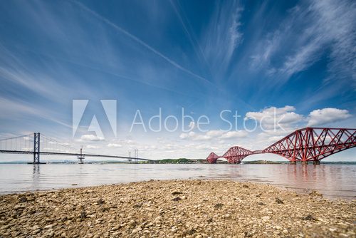 Fototapeta Firth of Forth Bridges