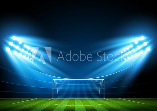 Fototapeta Football arena. Vector