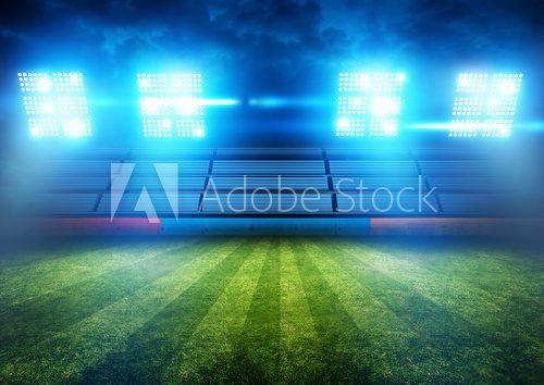 Fototapeta Football Stadium Lights
