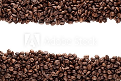 Fototapeta Frame of coffee beans