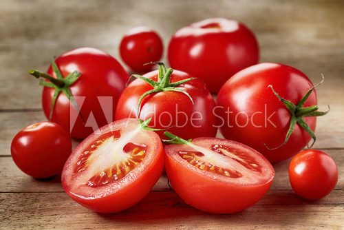 Fototapeta Fresh red tomatoes