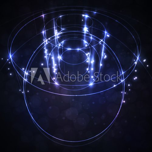 Fototapeta Futuristic abstract illustration