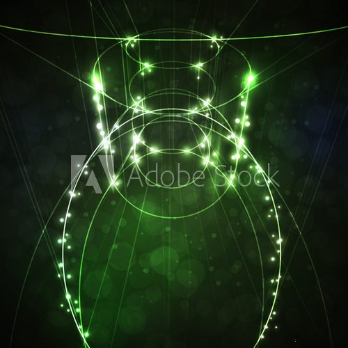 Fototapeta Futuristic abstract illustration