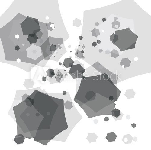 Fototapeta Geometryczna gra przezroczystości