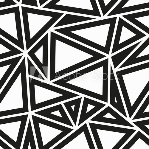 Fototapeta Geometryczna harmonia czerni i bieli