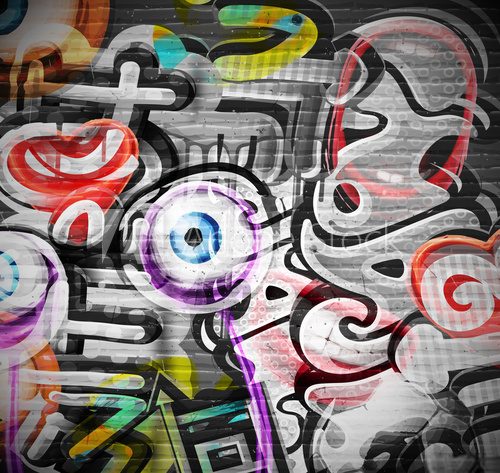 Fototapeta Graffiti background