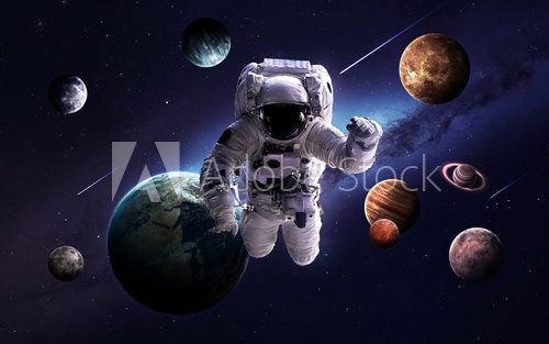 Fototapeta High resolution images presents planets of the solar system. This image elements furnished by NASA