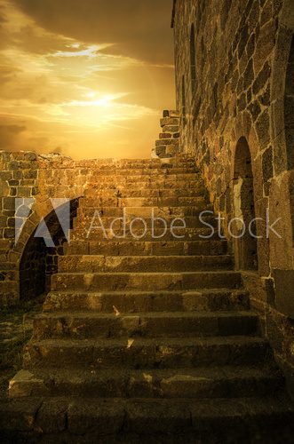 Fototapeta Historical Castle Upstairs