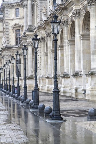 Fototapeta Historische StraÃenlaternen in Paris, Frankreich