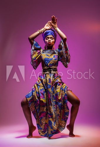 Fototapeta hot African Beauty