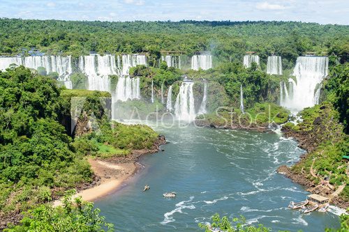 Fototapeta Iguazu waterfall, Brazil