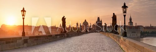 Fototapeta KarlsbrÃ¼cke in Prag Panorama