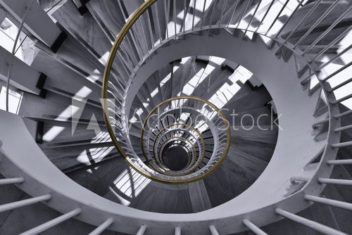 Fototapeta Kręgosłup przestrzenny spirali