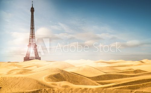 Fototapeta la Tour nel deserto