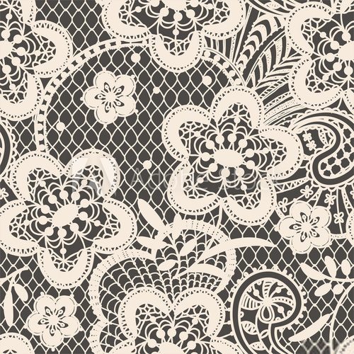 Fototapeta Lace Seamless Pattern.