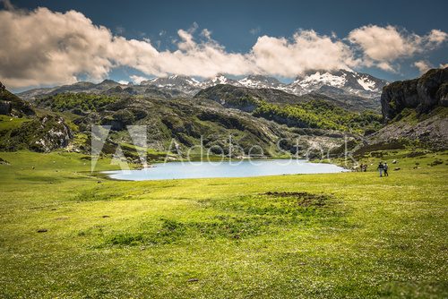 Fototapeta Lake Ercina. Cantabrian. Covadonga. Asturias. Spain.