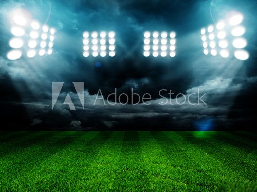 Fototapeta light of stadium