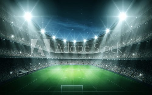Fototapeta Light of stadium