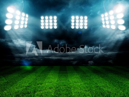 Fototapeta light of stadium