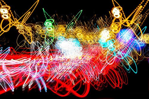 Fototapeta Light Trails Lightpainting Abstract