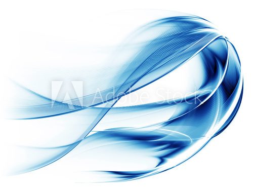 Fototapeta Linear blue dynamic motion